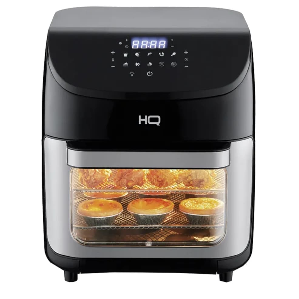 Fritadeira Sem Óleo AirFryer Oven HQ 5 em 1 12 litros Digital Com visor Preta HQ-AFO12LDVG