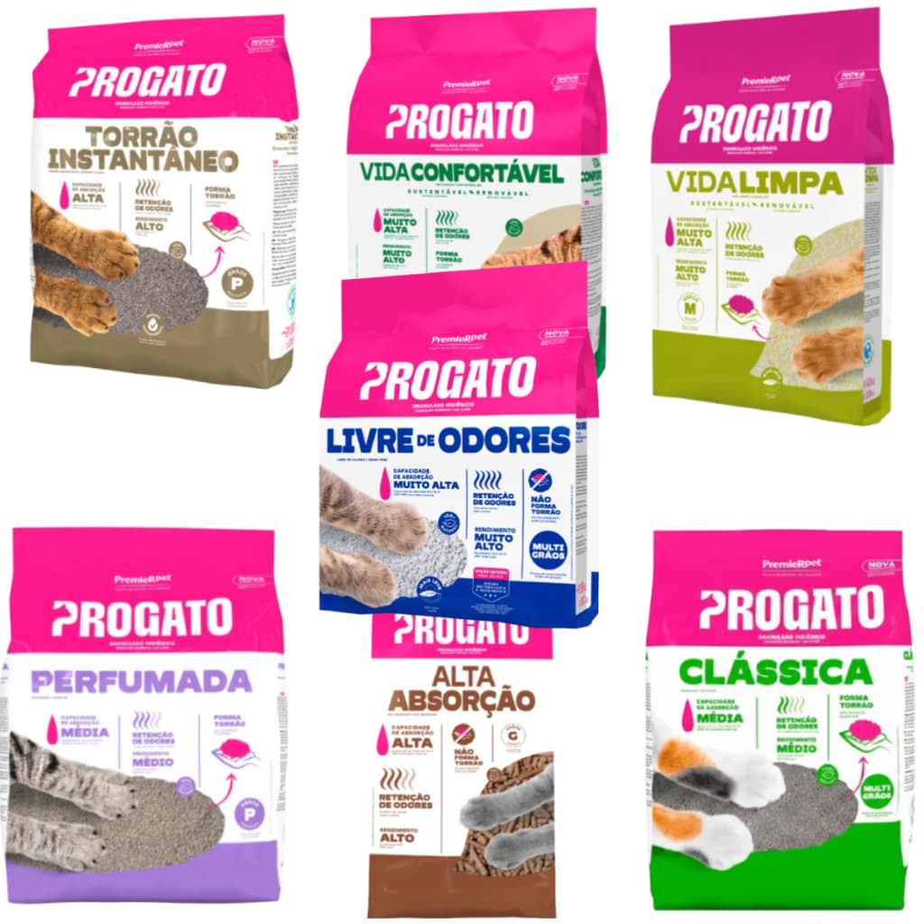 Areia Sanitária Progato 10kg
