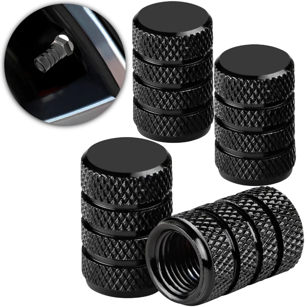 Kit Tampinha Tampa Bico Valvula Aluminio Proteção Pneu Bicicleta Bike Carro Moto Biquinho