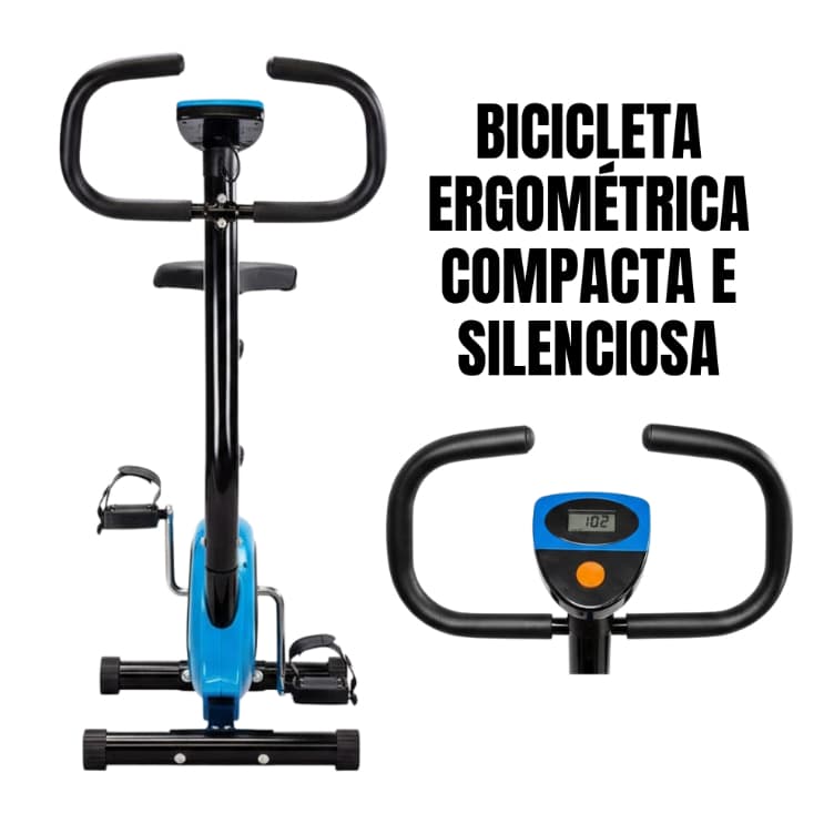 Bicicleta de Fita Ergometrica display Spinning Treine em Casa Cardio Exercicio aeróbico