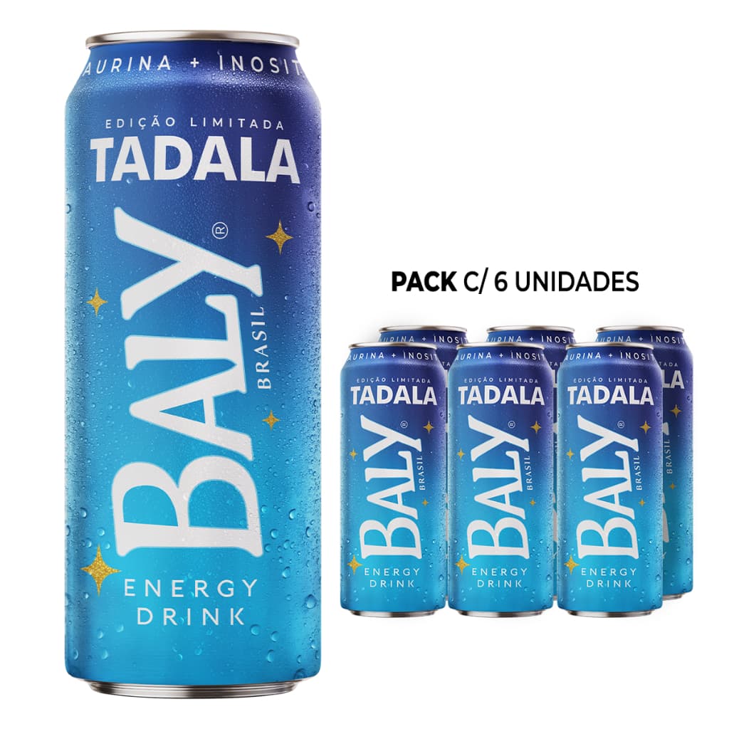 Pack  Energético Baly Energy Drink Tadala 473ml