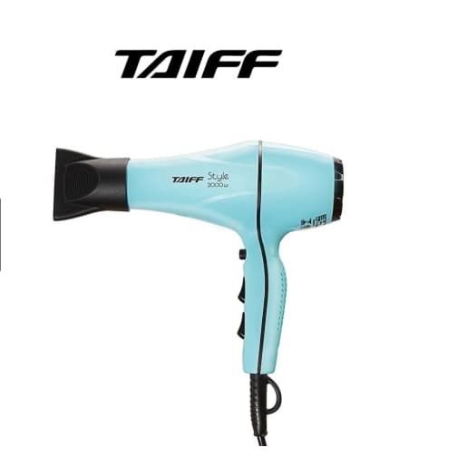 Secador de Cabelo Profissional Taiff Style Azul Tiffany - Potente e Silencioso - potência 127V