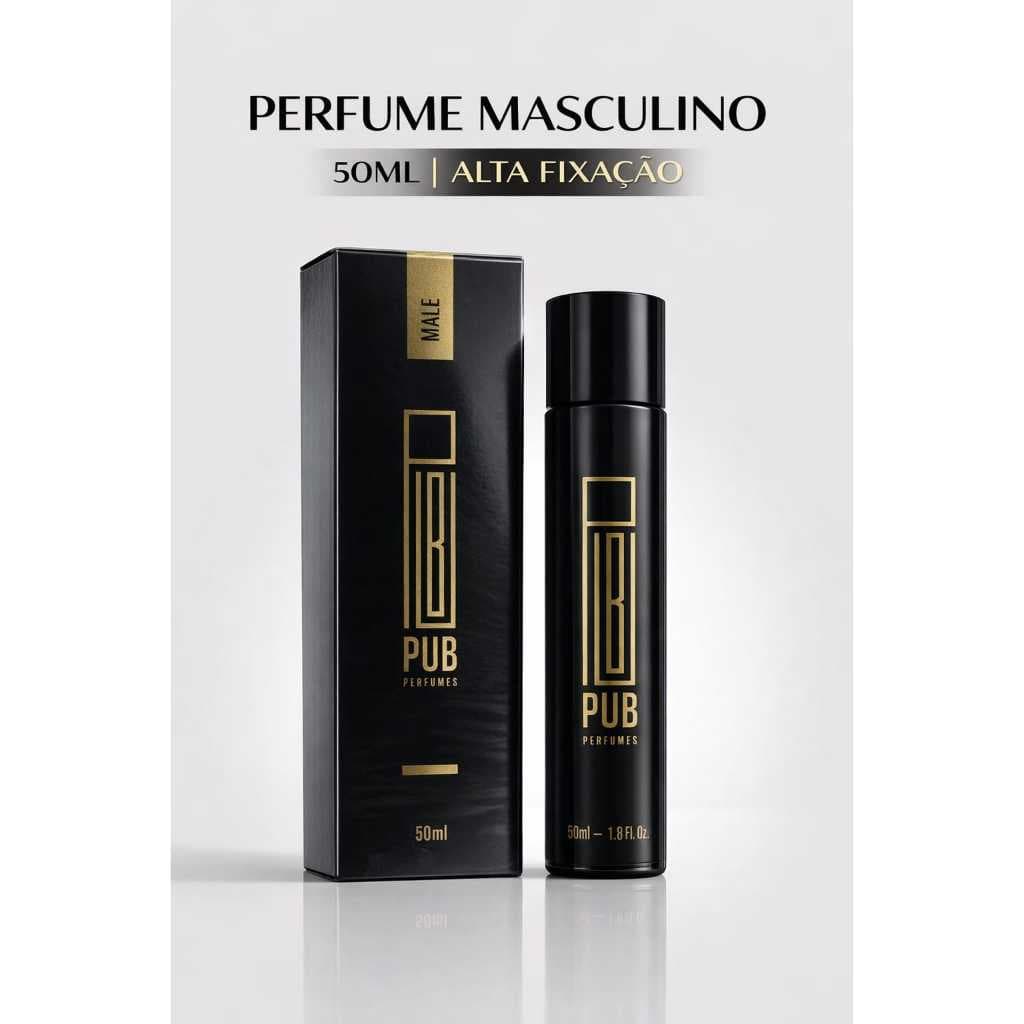 Perfume Masculino 50ml Contratipo Importado Alta Fixação Longa Duração