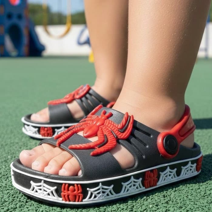 Sandália Masculina Infantil Confortável Papete Menino Criança Confortável Promoção Original
