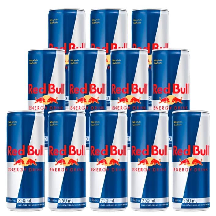 Kit 12x1 Energético Red Bull - Sabores 250ml