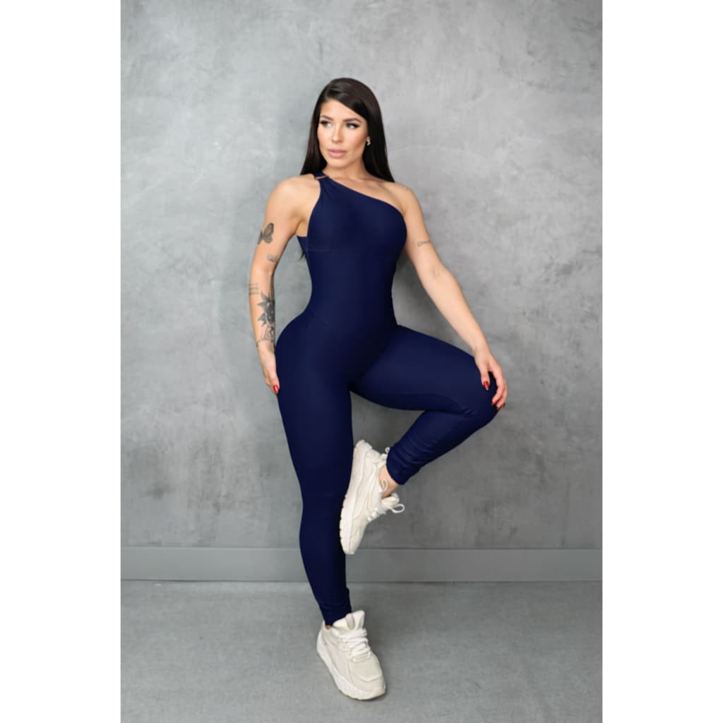 Macacão Feminino Fitness Academia OMBRO Empina Bumbum Roupa de Malhar