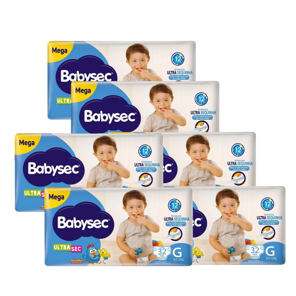 KIT FRALDA BABYSEC G 32 UNIDADES