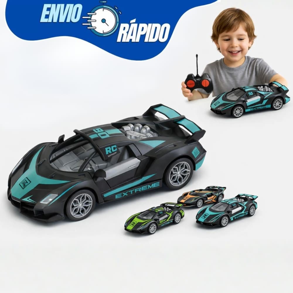 Carrinho Controle Remoto Infantil 7 Funções Esportivo Top Brinquedo Menino