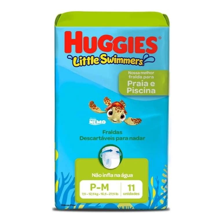 Huggies Fralda De Piscina Little Swimmers P/m - 11 Unidades