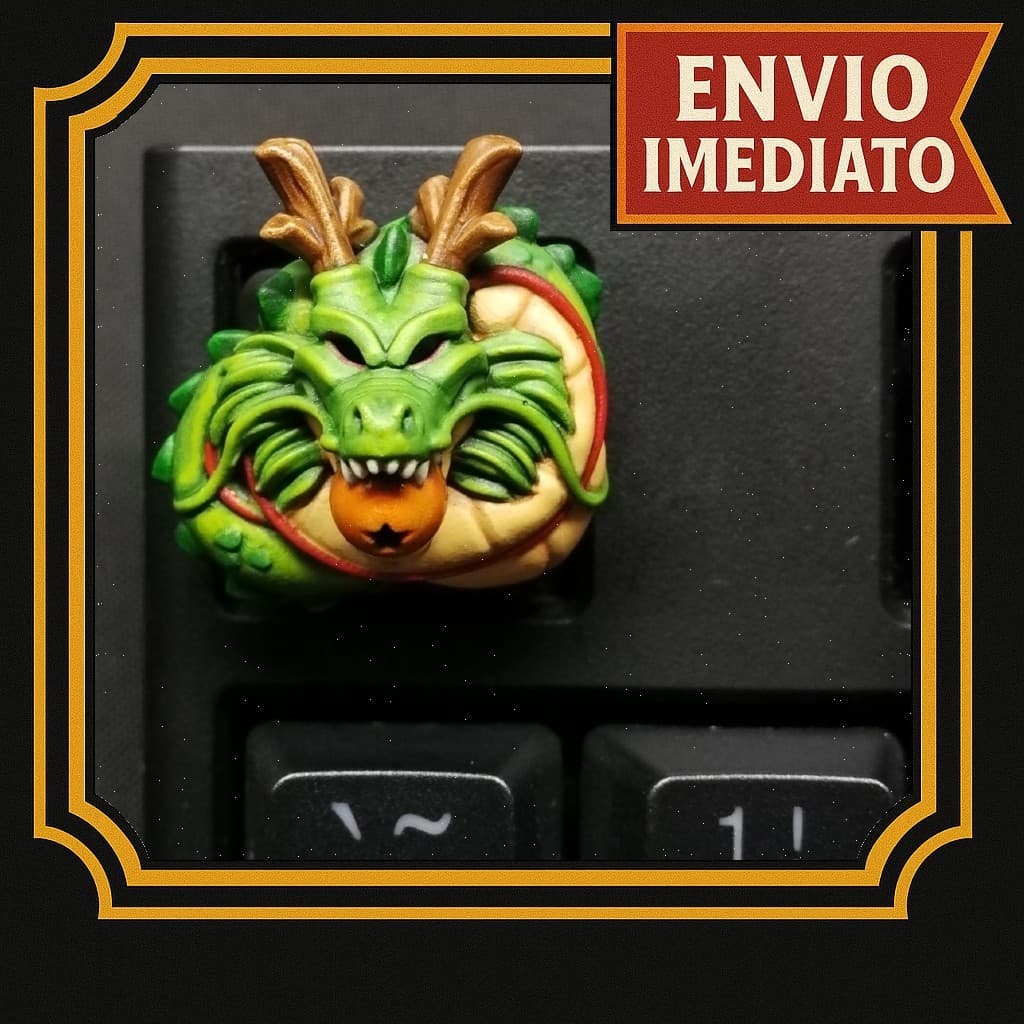 Keycap Dragon Ball Shenlong Tecla de teclado mecânico setup PC personalizado Shen Long