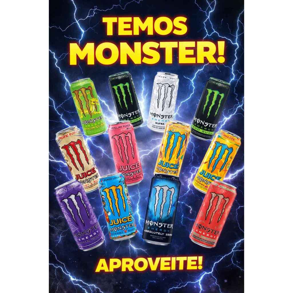 Monster Energetico Diversos Sabores 473ml