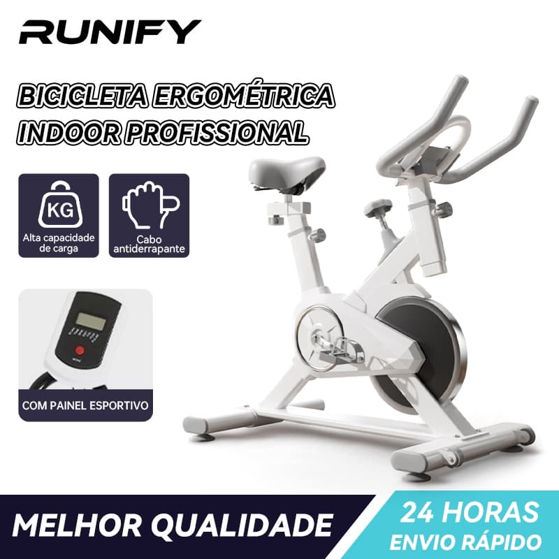 Bicicleta Ergométrica Indoor Profissional Com Monitor E Capacidade Até 150kg