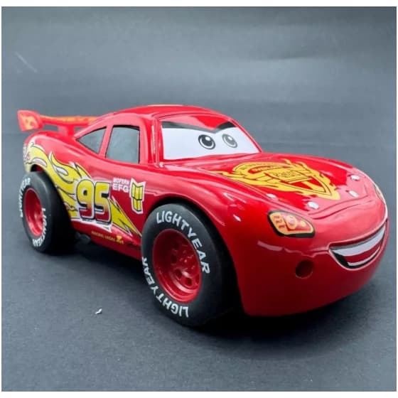 Carrinho Relâmpago Mcqueen d Fricção De Ferro Brinquedo Infantil Coleção Enfeite Festa