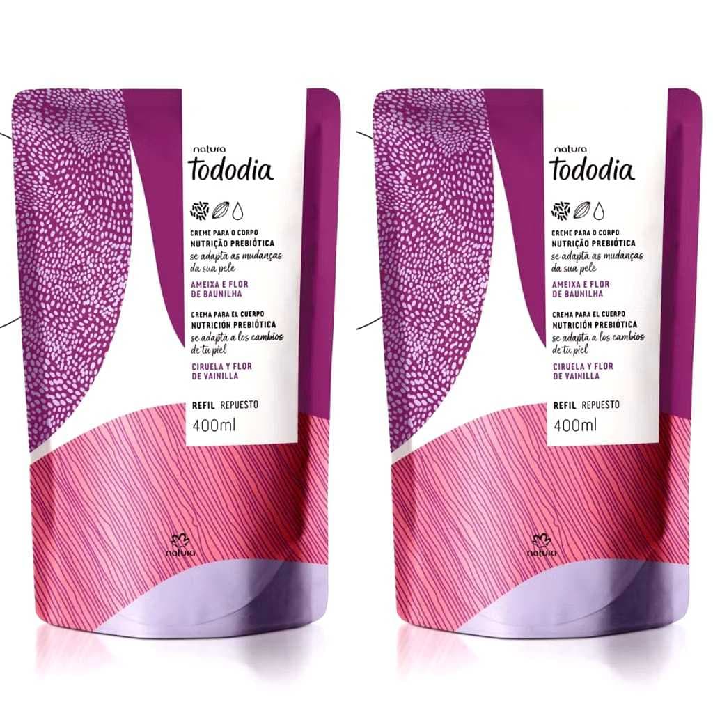 Hidratante refil ameixa e baunilha 400 ml (( 2 unidades))