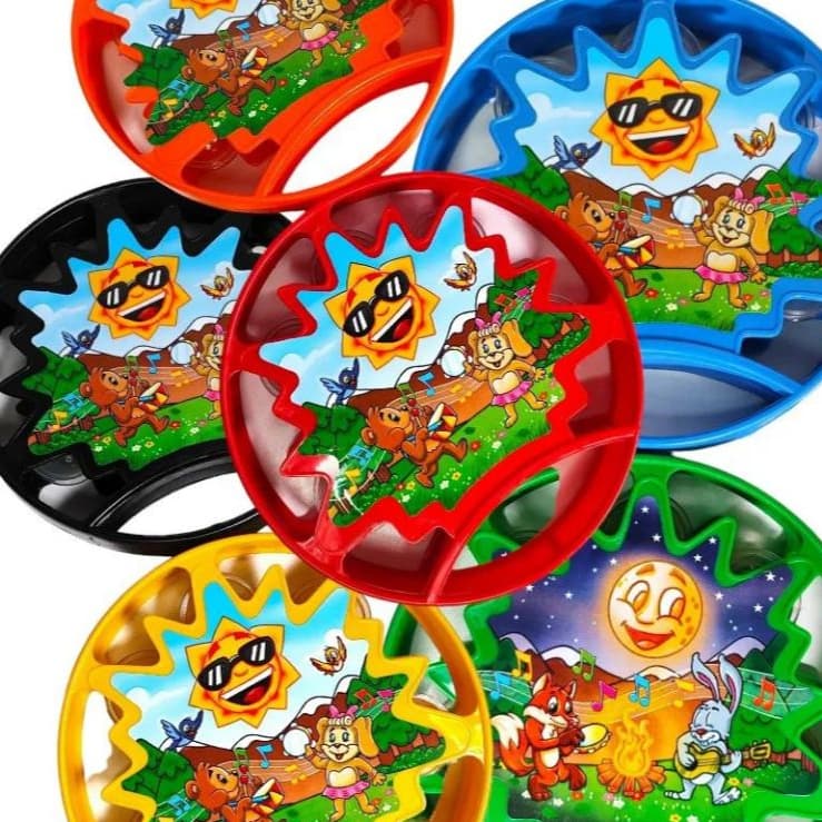 Pandeiro Infantil – Brinquedo Musical Educativo - Unidade Cores Aleatoria