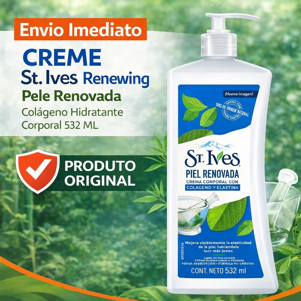 Creme St Ives Renewing Colágeno Hidratante Corporal 532 ML