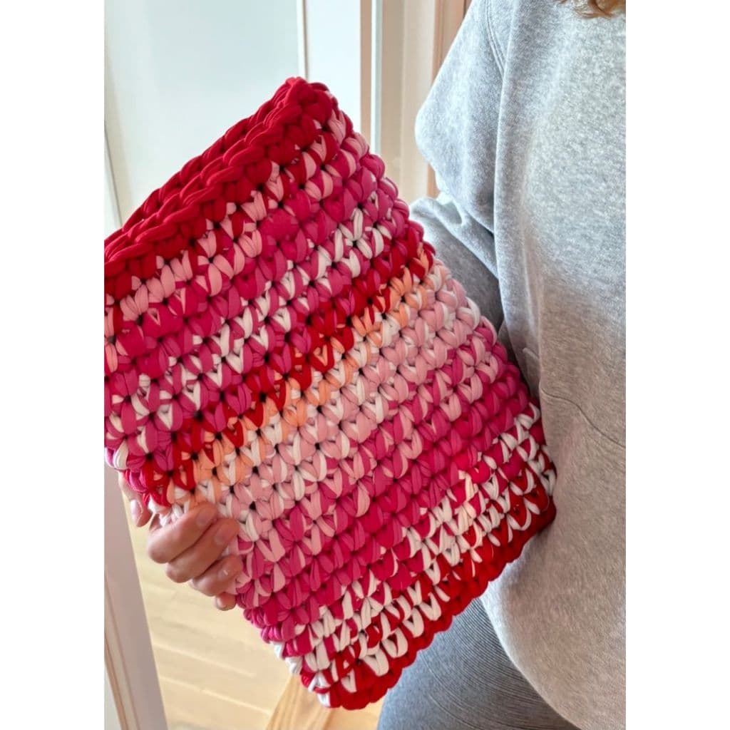 Capa para Notebook Bag Universo - Capa de Crochê - Bolsa de Crochê - Pasta para Notebook de Crochê