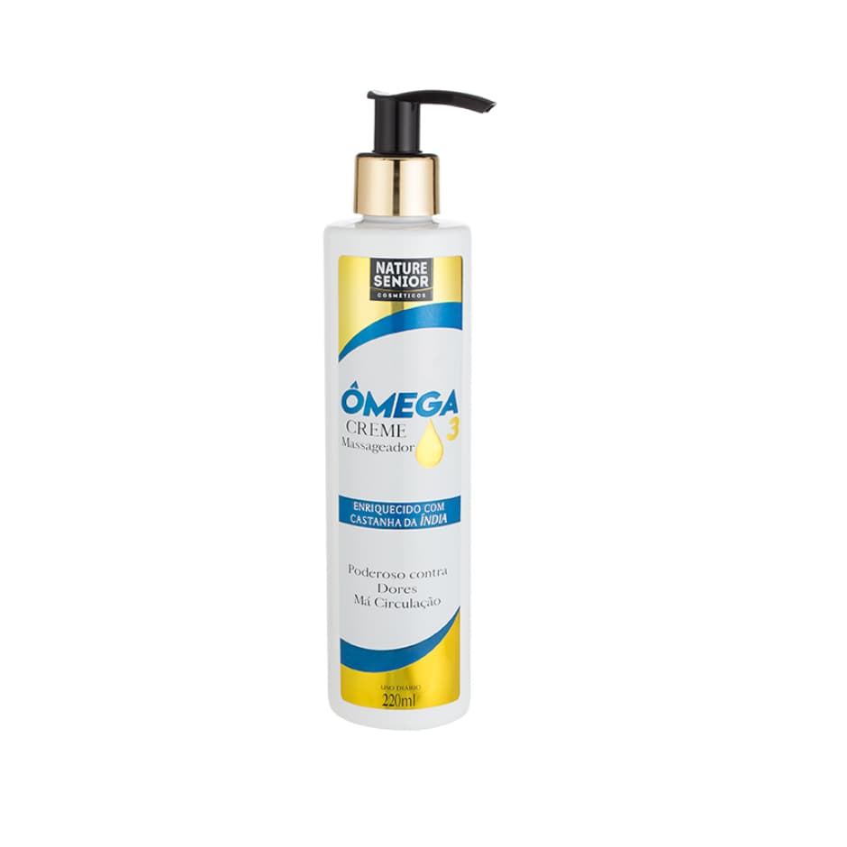 Creme Massageador Ômega – Com Óleos Naturais e Alívio de Tensões Musculares