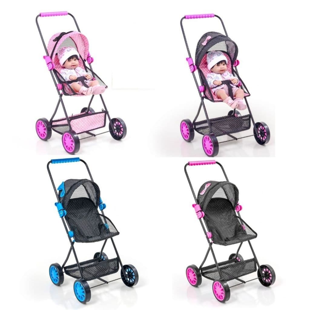 Carrinho de Boneca de Ferro Baby Sag Luxo Infaltil Reforçado - Sag Toys