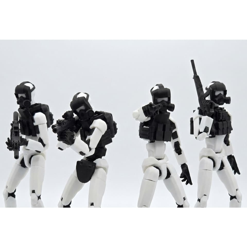 Super Soldados Mercenario Articulado – Acessórios Táticos Inclusos Boneco