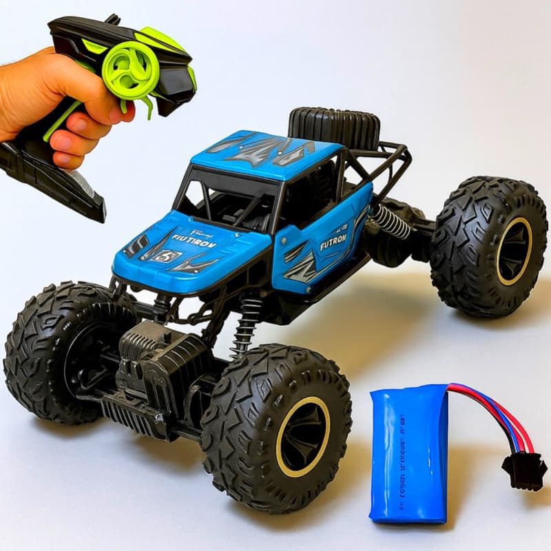 Carrinho Controle Remoto 4x4 Grande Brinquedo Infantil Recarregavel