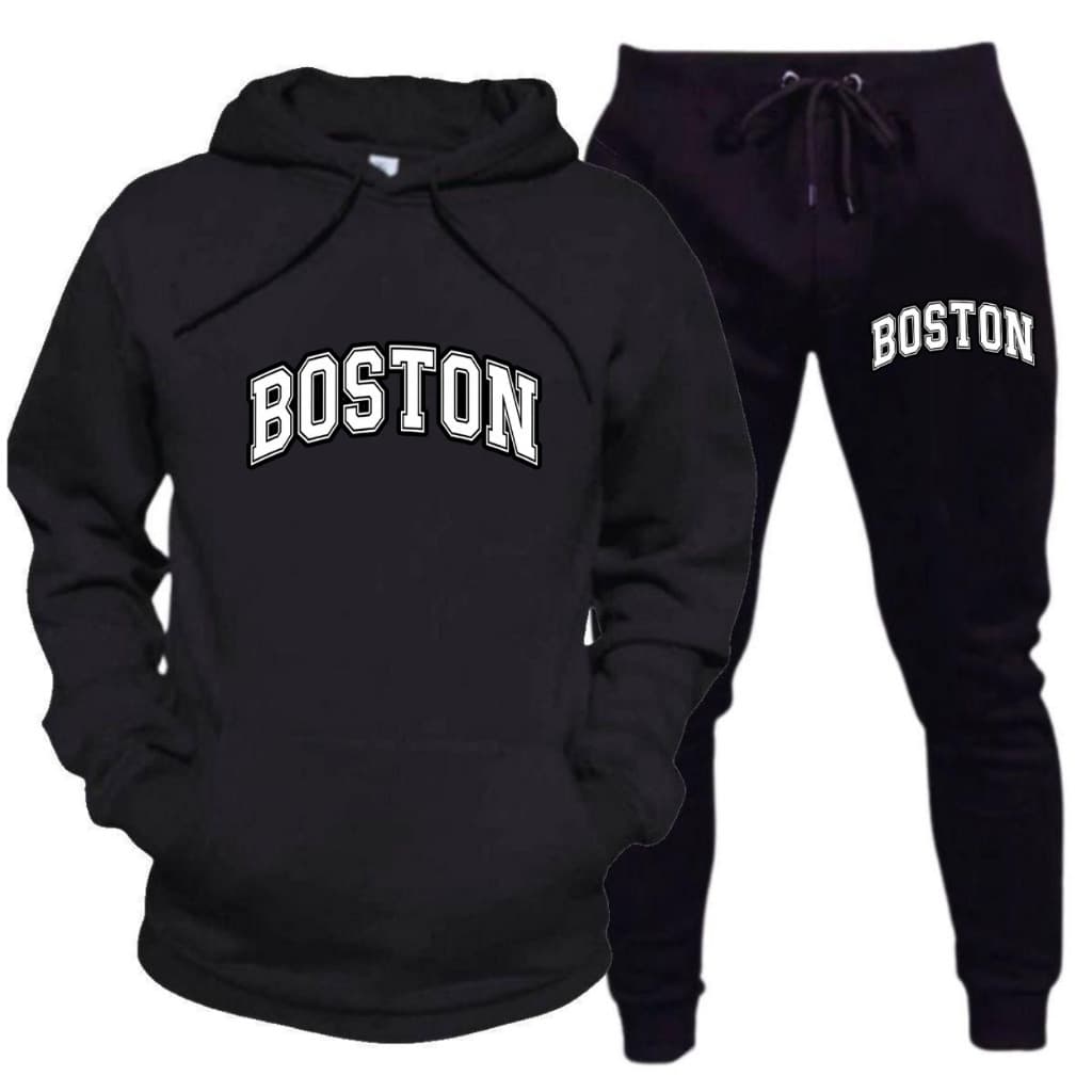 Conjunto de Frio Moletom Canguru Com Toca Estiloso Cidade Original Unisexx