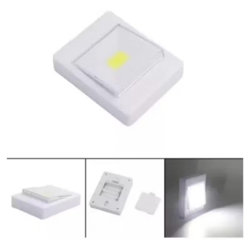 Luminária De Led Emergencia Sem Fio Imã Pilha Parede Sobrep~H&N BAZAR~