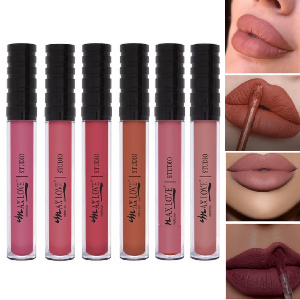 Batom Líquido Matte Max Love Nude 24 a 30 Horas – Longa Duração
