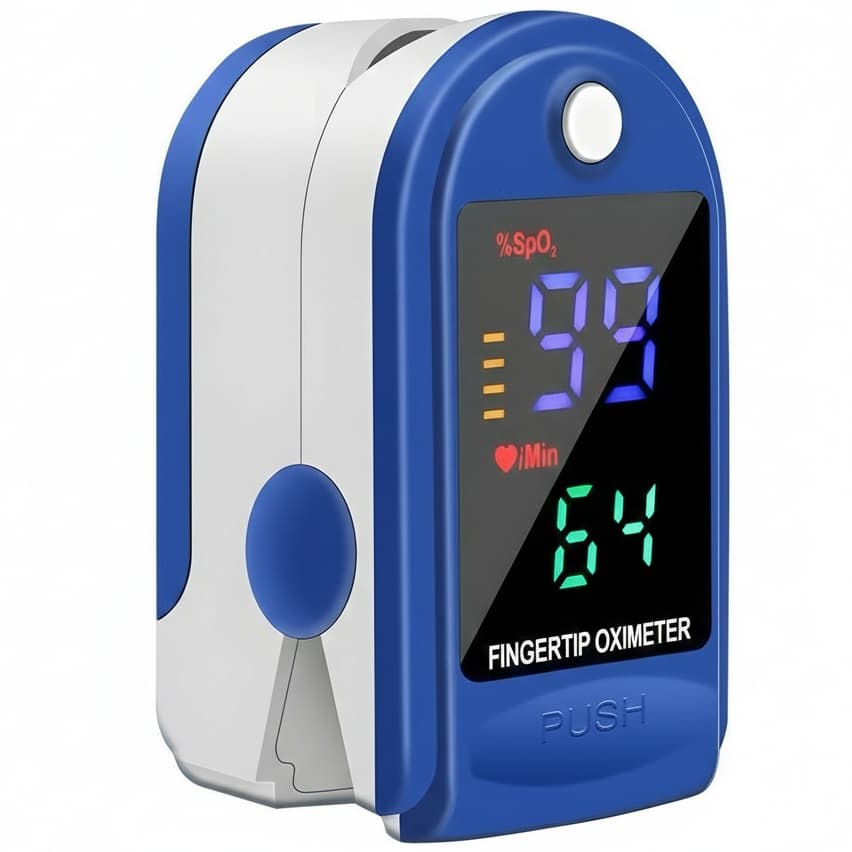 Oxímetro Digital de Dedo Monitor SpO2 Saturação Oxigênio Pulso Portátil Envio Imediato