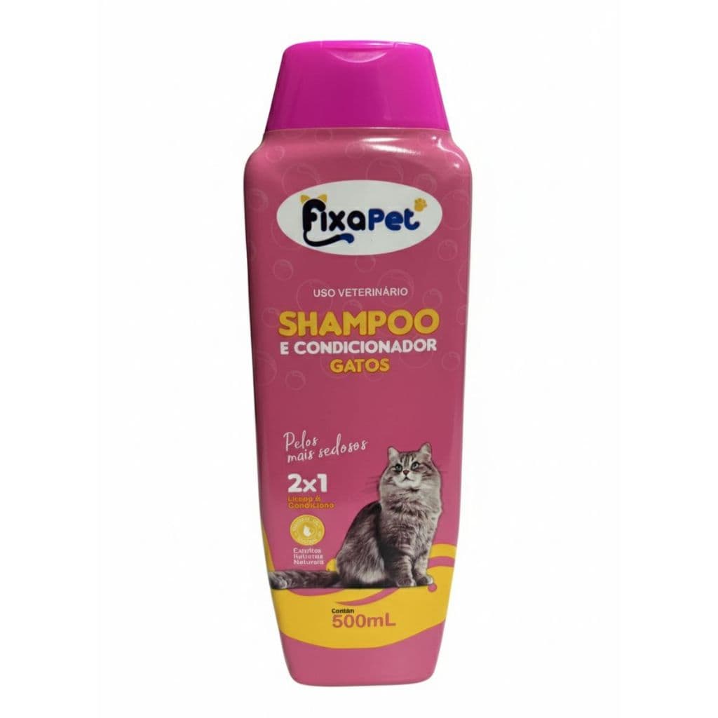 Shampoo para Cachorro Cães Condicionador Pet Cat Dog Vários Modelos 500ml 02 em 01