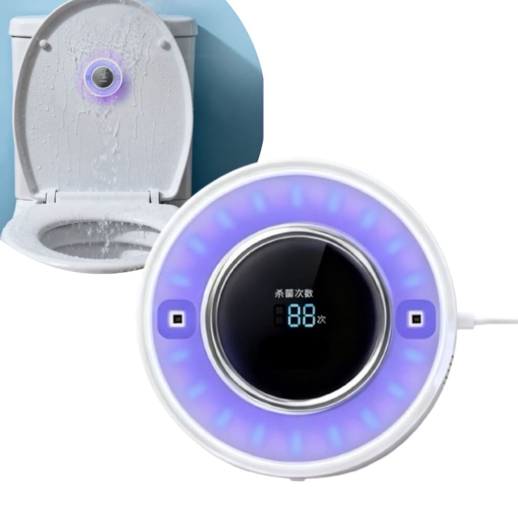 Esterilizador UV USB Recarregável Anti Bacteria Germicida De Desinfecção Vaso Sanitária Ultravioleta
