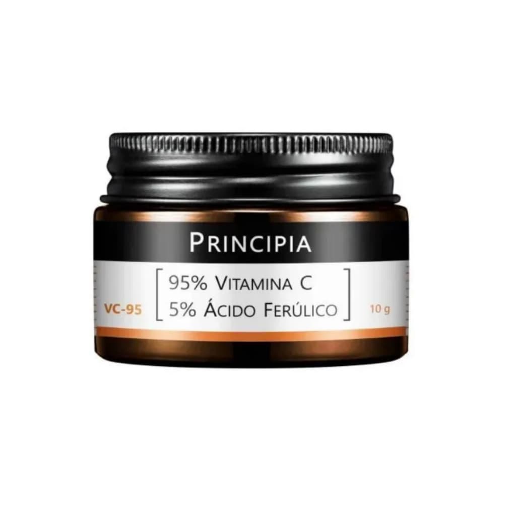 Vitamina C em Pó Principia VC-95 10g + Ácido Ferúlico Antioxidante Original