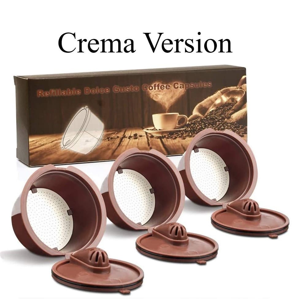 3 Capsula Reutilizável Icafilas Crema Dolce Gusto Café Expresso Cremosidade Espuma