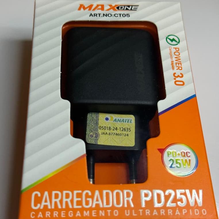 Carregador Rápido Usb QC 3.0 18W/25W: Carga Ultra Rápida