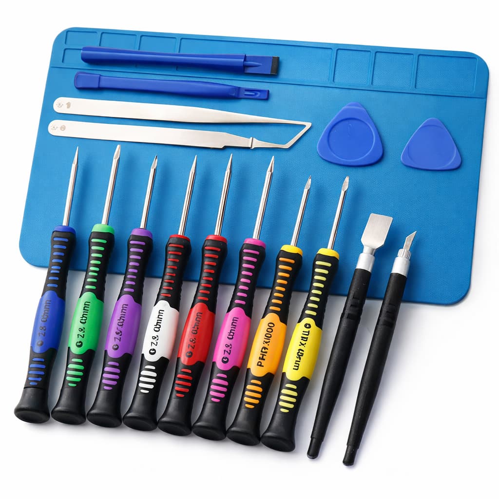 Kit Jogo de Chaves Precisão16 Peças + Manta Antiestática 30x20cm COMPLETO