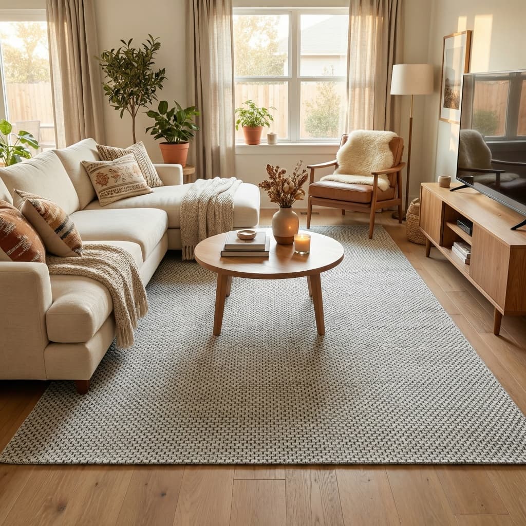 Tapete Clean Sofisticado Sala Moderno Vários Tamanhos Lindo Com Antiderrapante