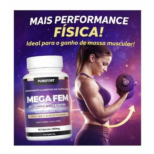 Mega Fem I Pré Treino Feminino I Força, Disposição e Energia