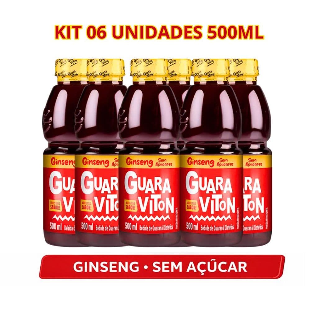 Guaraviton Zero Açúcar 06x500ml | Sabor e Energia