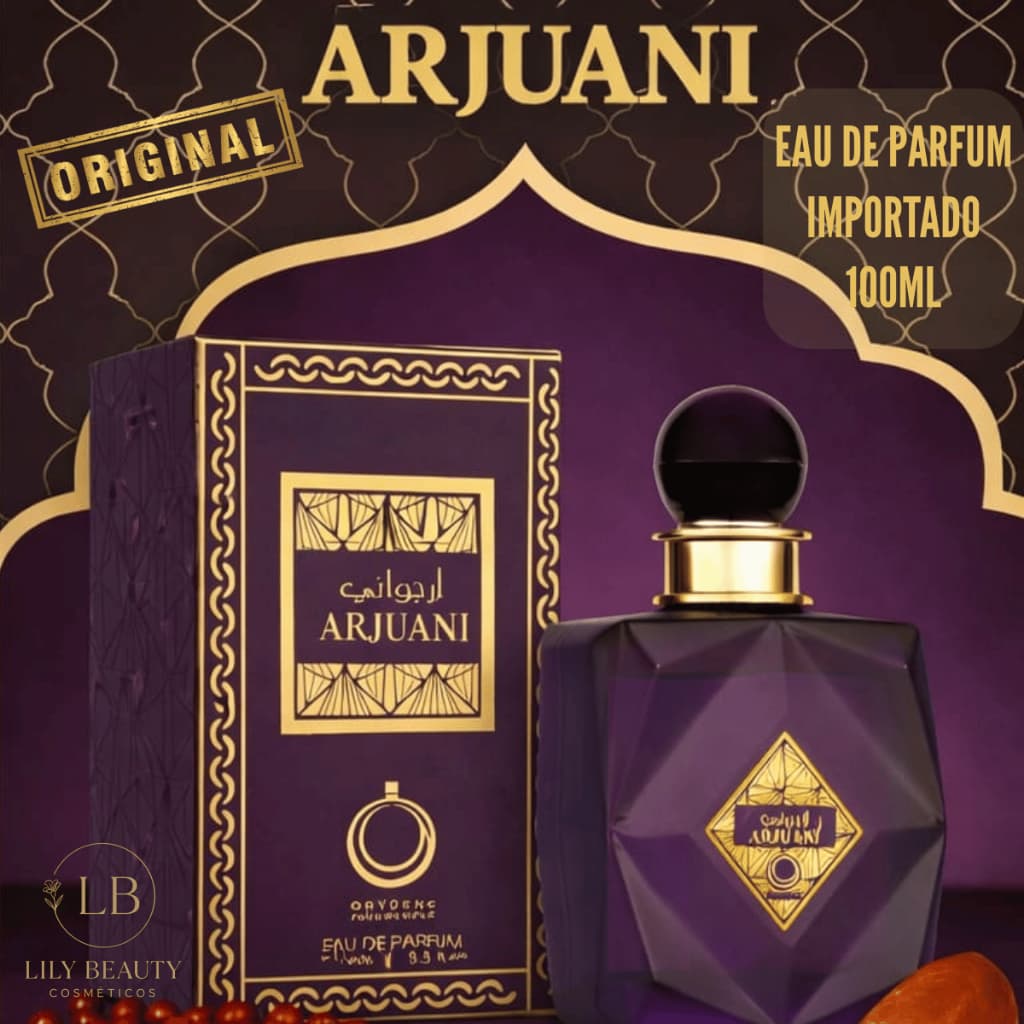 Perfume Árabe Feminino Arjuani Importado Floral/Oriental Eau de Parfum 100ML Orygens