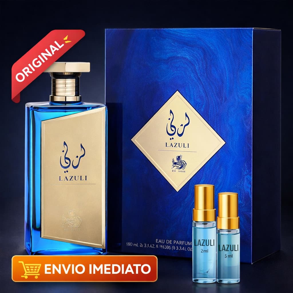 Lazuli Al Wataniah Eau de Parfum Original Perfume Árabe Importado Longa Duração Masculino