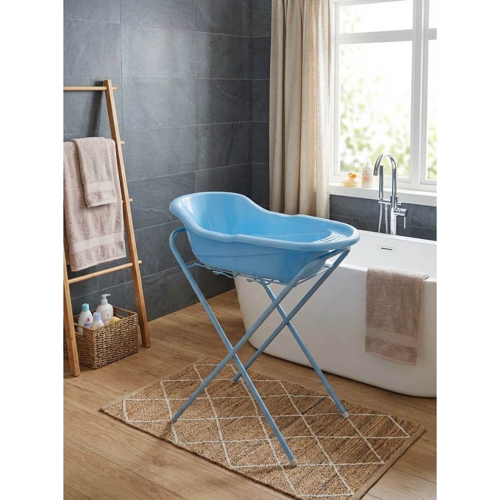 Suporte Dobrável para Banheira de Bebê Metal Dobrável Colorida - Nino´s