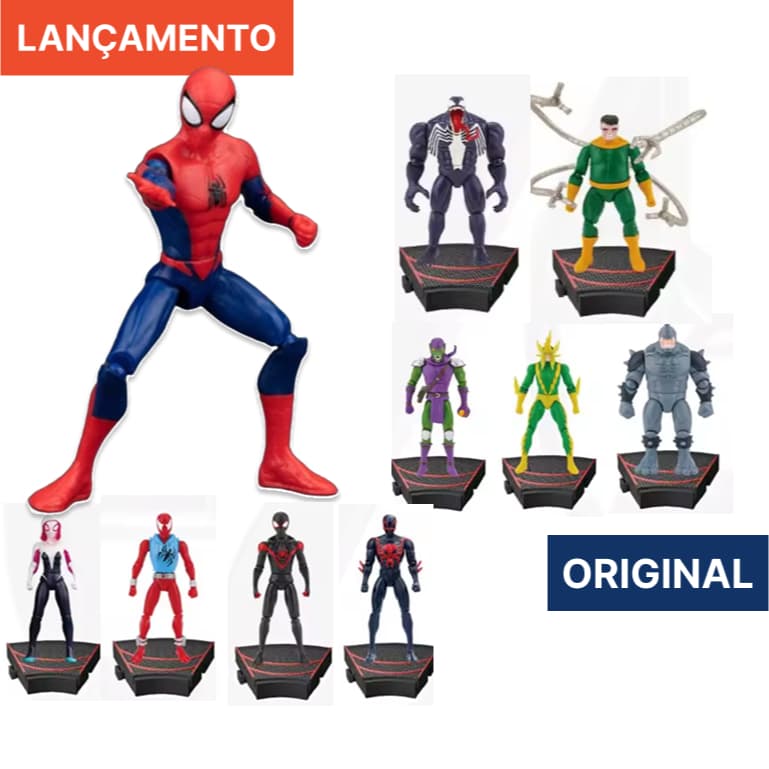 Boneco Articulado Homem Aranha Marvel Action Figure Spider Man | Coleção Original ZdToys