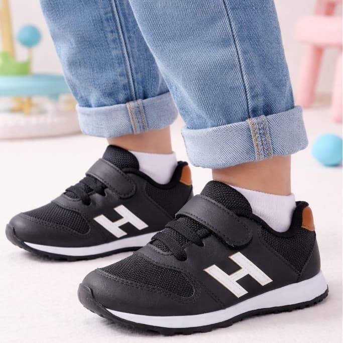 Tenis Infantil Menino Velcro Confortável Esportivo Estiloso