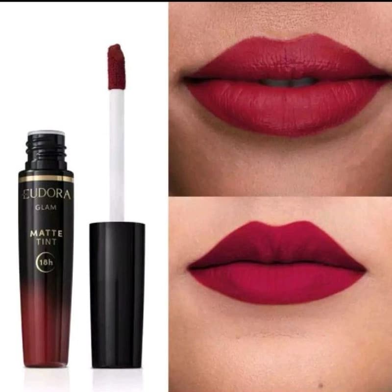 Batom Liquido Matte Eudora Glam Bordo Intenso