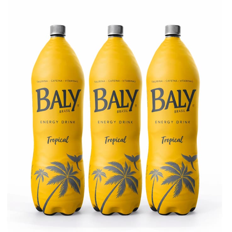 Energético Baly Tropical 2L - Kit C/ 3 Unds