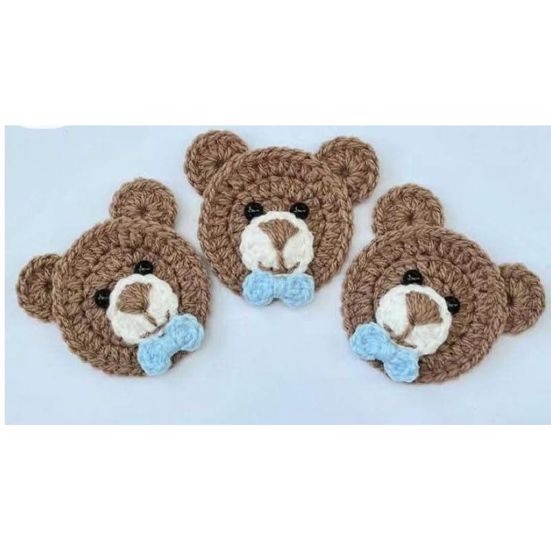 kit chaveiro urso  em crochê amigurumi