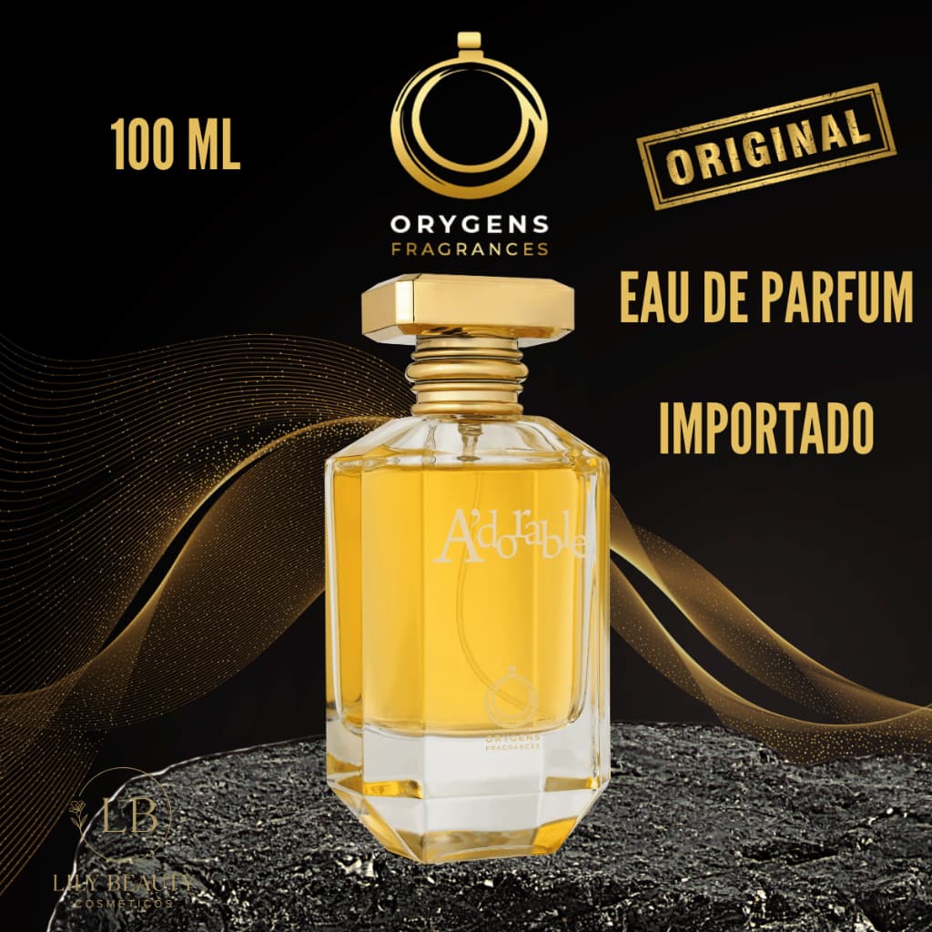 Perfume Feminino A'dorable Importado Árabe Floral/Frutado Eau de Parfum 100ML Orygens