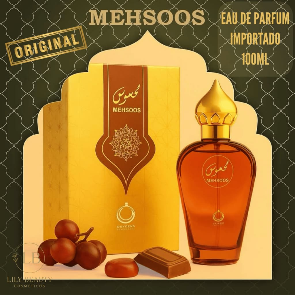 Perfume Árabe Feminino Mehsoos Importado Doce/Exótico Eau de Parfum 100ML Orygens