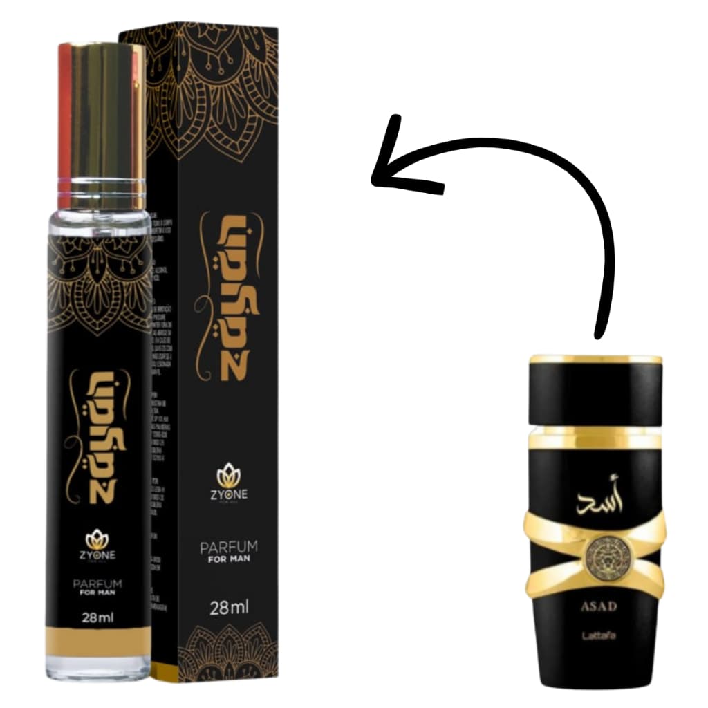 Perfume Árabe Masculino Zayan 28ml Zyone - 12h Fixação - Perfume Árabe Masculino
