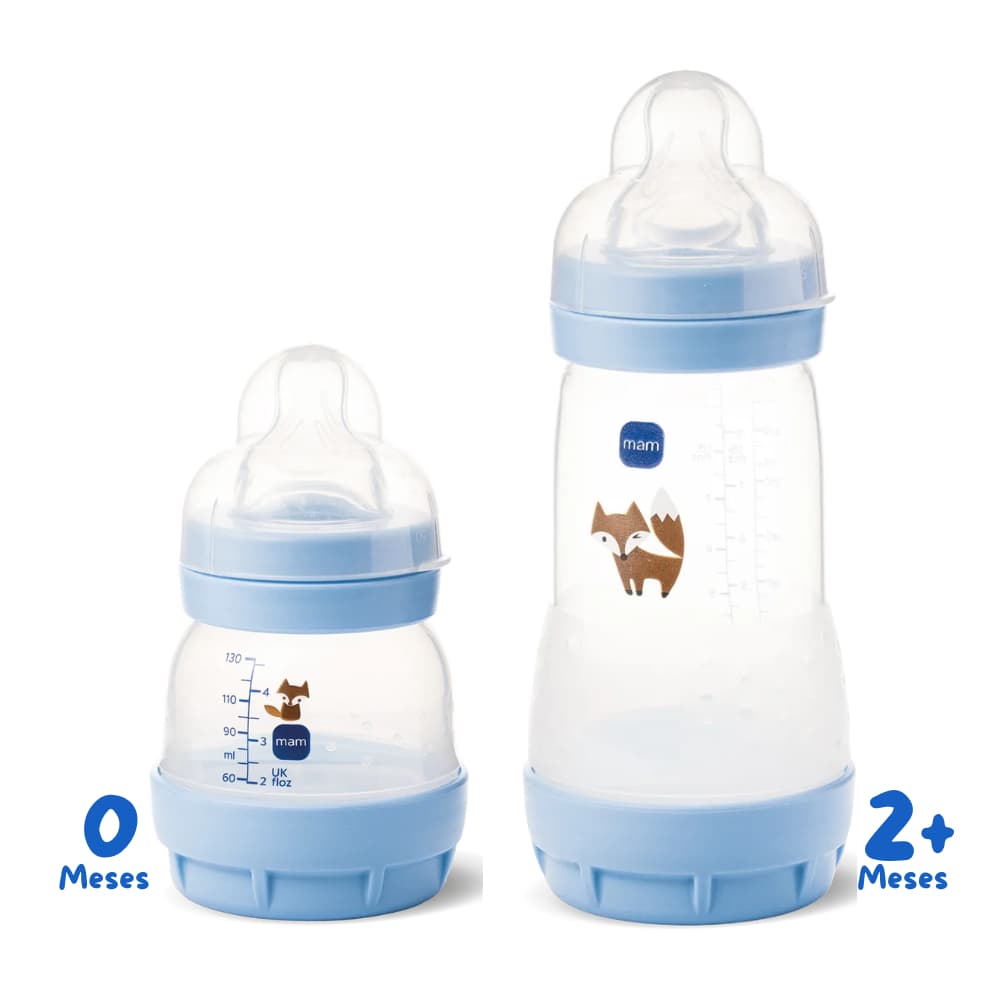 Kit 2 Mamadeiras Anticólica Mam Easy Start Bebê 130/260ML